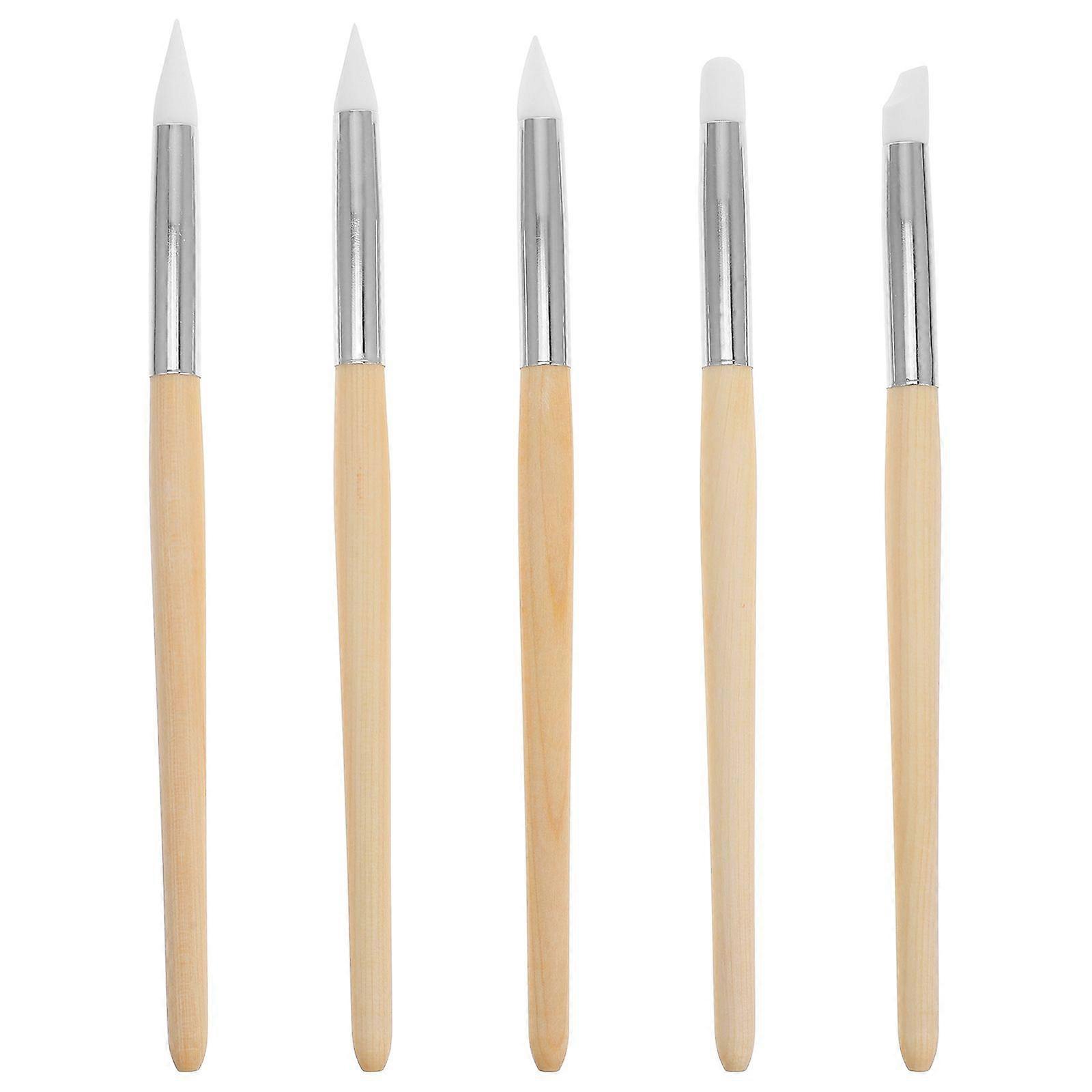5pcs Precision Watch Dial Cleaner Pen Plastic Scratch Remover For Watchmaker Watch Cleaning Tool For Watch Movement And Glass Scratch Removal