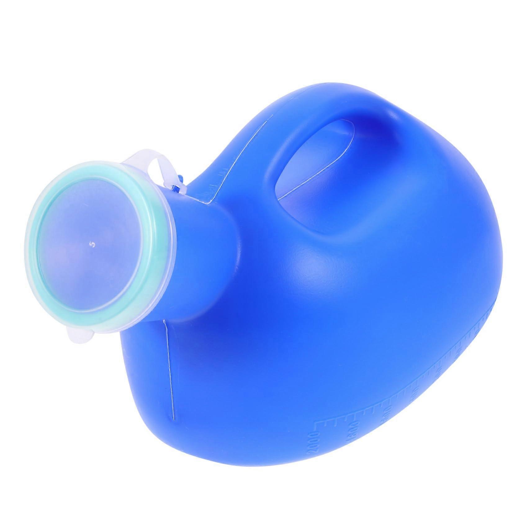 Portable Men's Urinal with Lid, Hygienic and Easy to Clean, Solution for Seniors and Patients