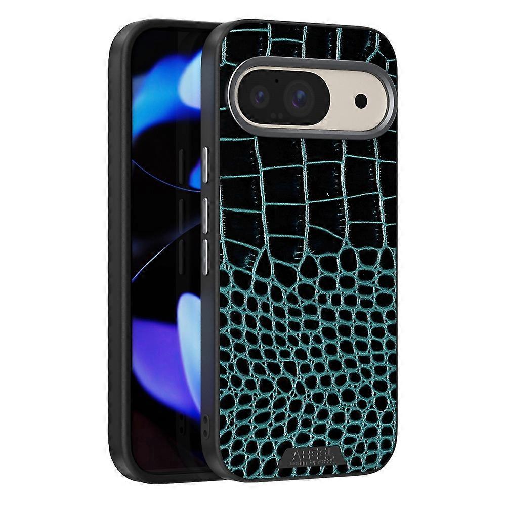 ABEEL For Google Pixel 9 Pro/Pixel 9 Case Compatible with MagSafe Crocodile Texture
