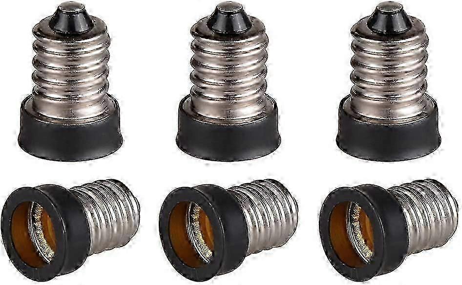 10pcs E14 to E12 Adapter Converter, European Screw (E14) to Candelabra Screw (E12) Socket Reducer