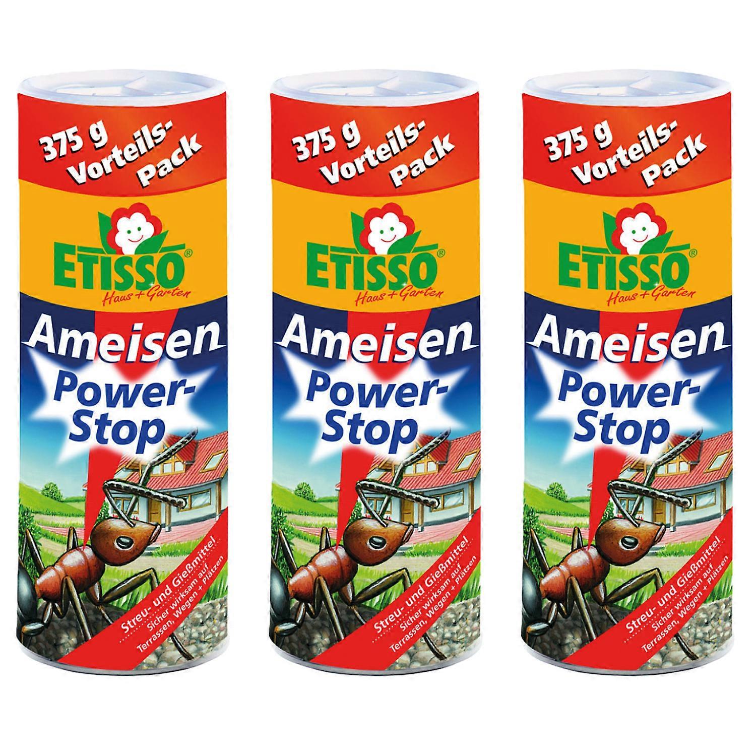 3 x ETISSO® Ant Power-Stop, 375 g