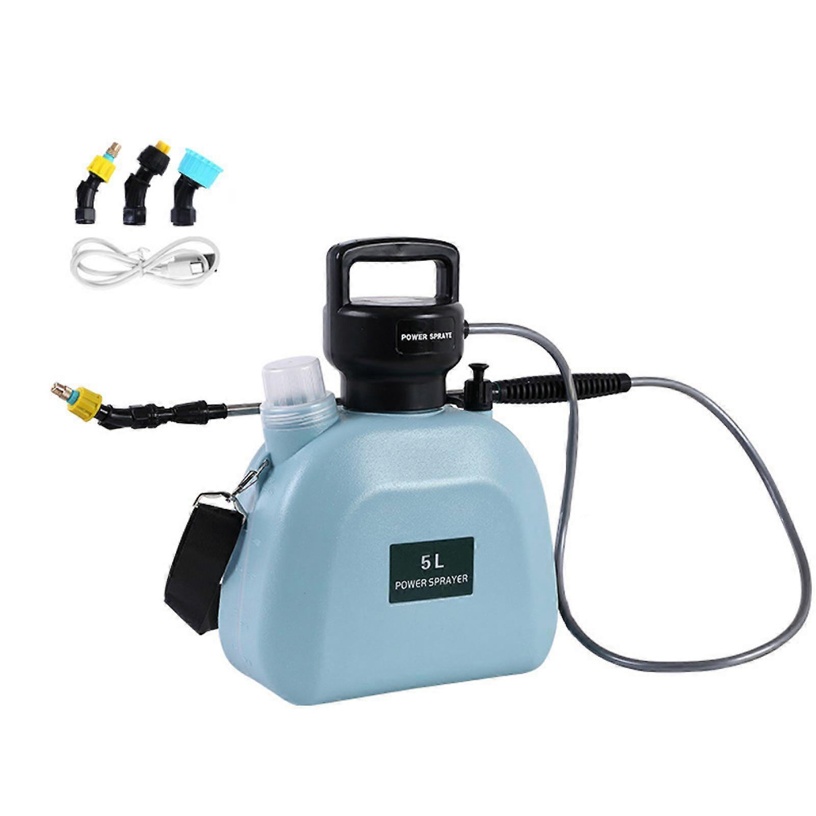 USB Rechargeable Shouldered Sprinkler Handheld Electric Sprayer Agriculture Tools Watering Can Atomizing Watering Bottle Water Sprayer Multifunctional