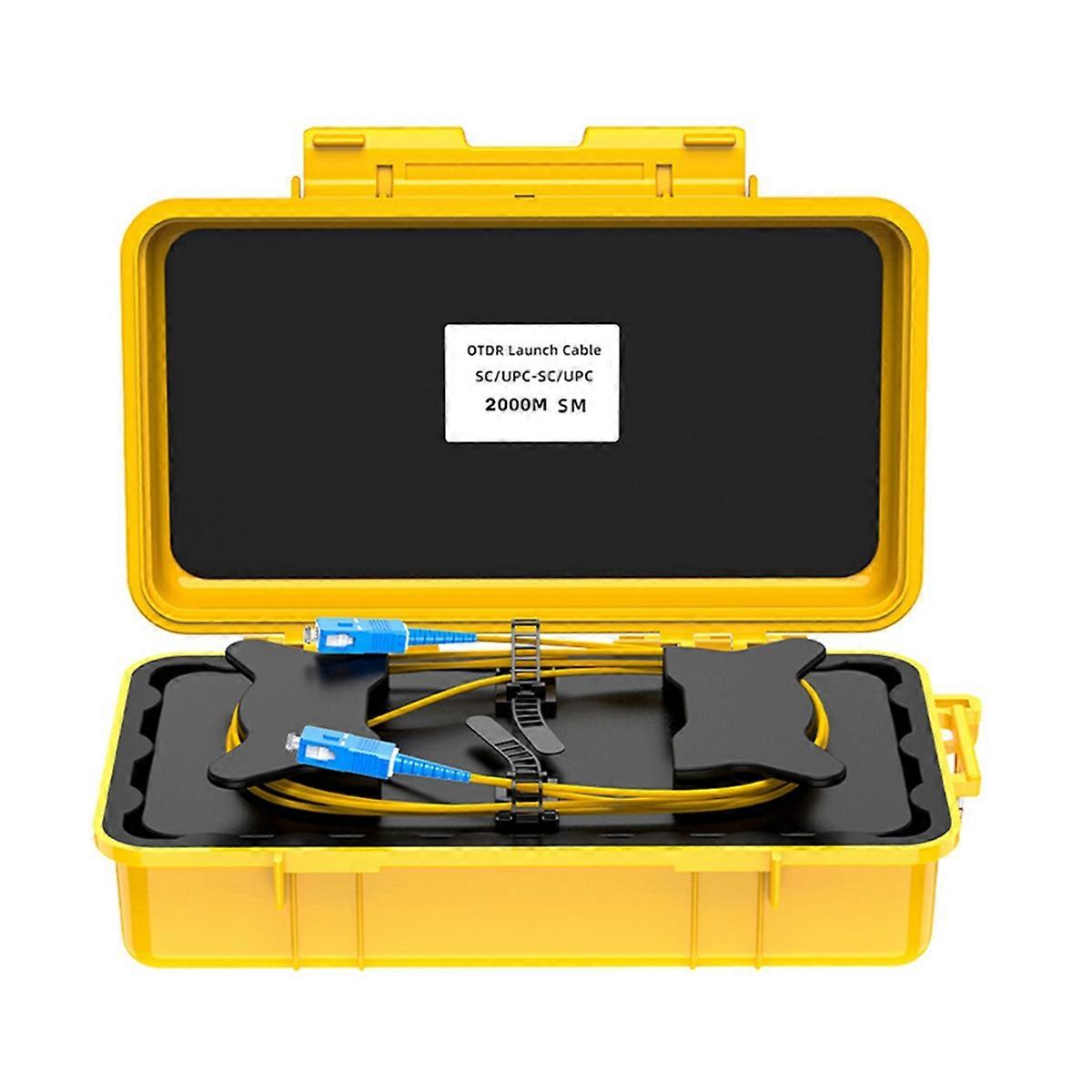 Rings Fiber Optic OTDR Launch Cable Box 2km SC/UPC-SC/UPC