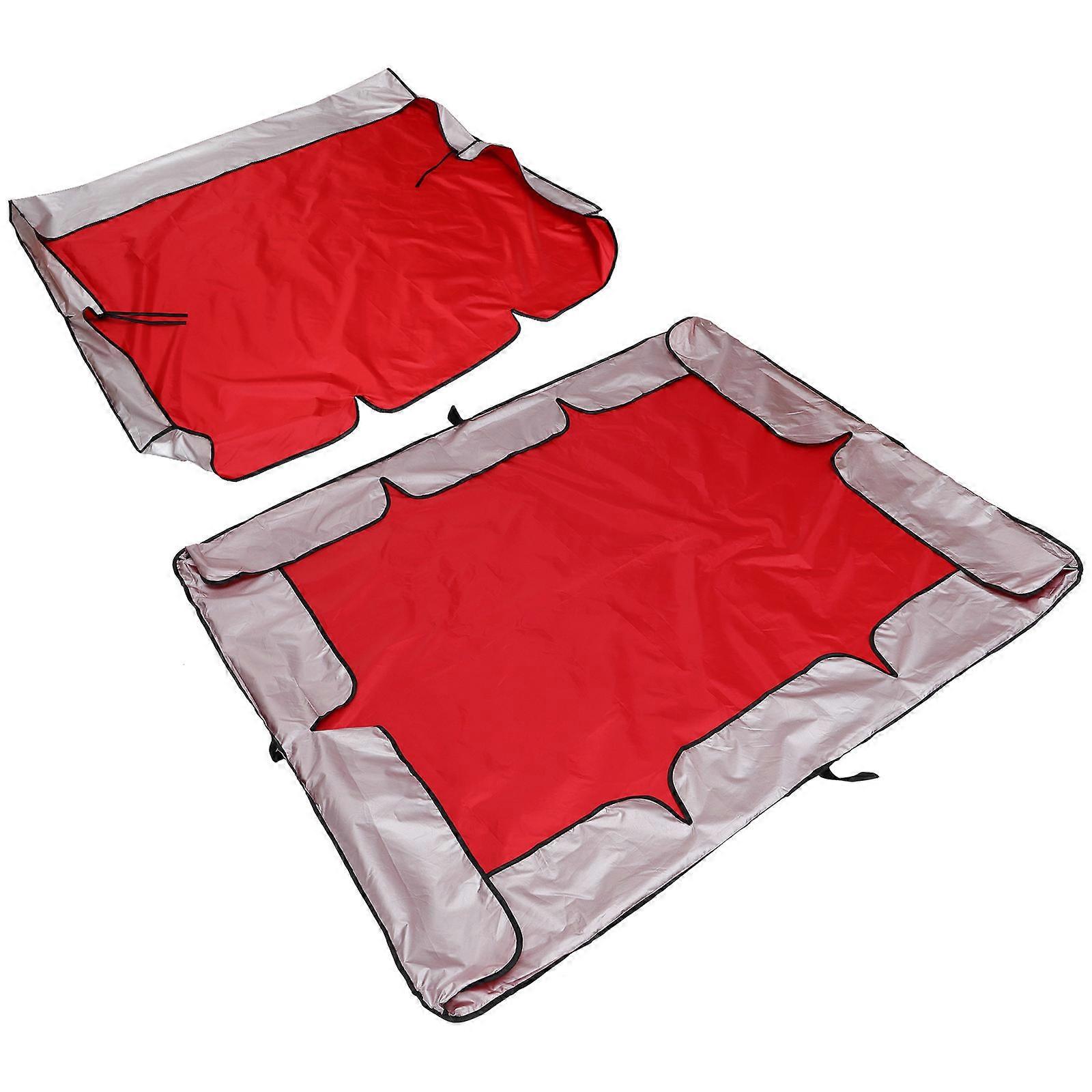 Sun Protection Swing Seat Cover for Square Yard Red 210d Fabric 1 Set