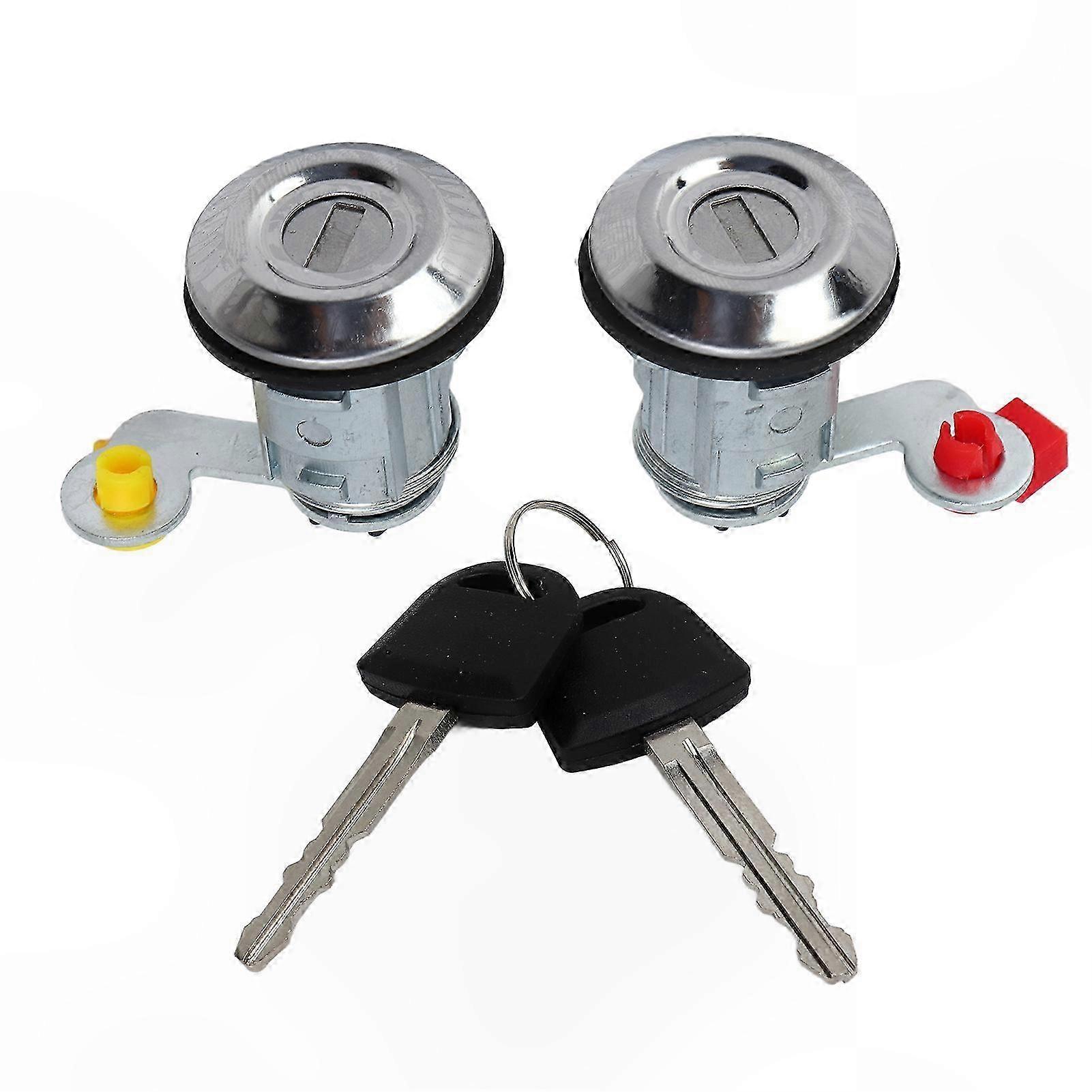 Replacement Door Lock Cylinder with 2 Keys for L200 2001-2005 Left Right YE05506A