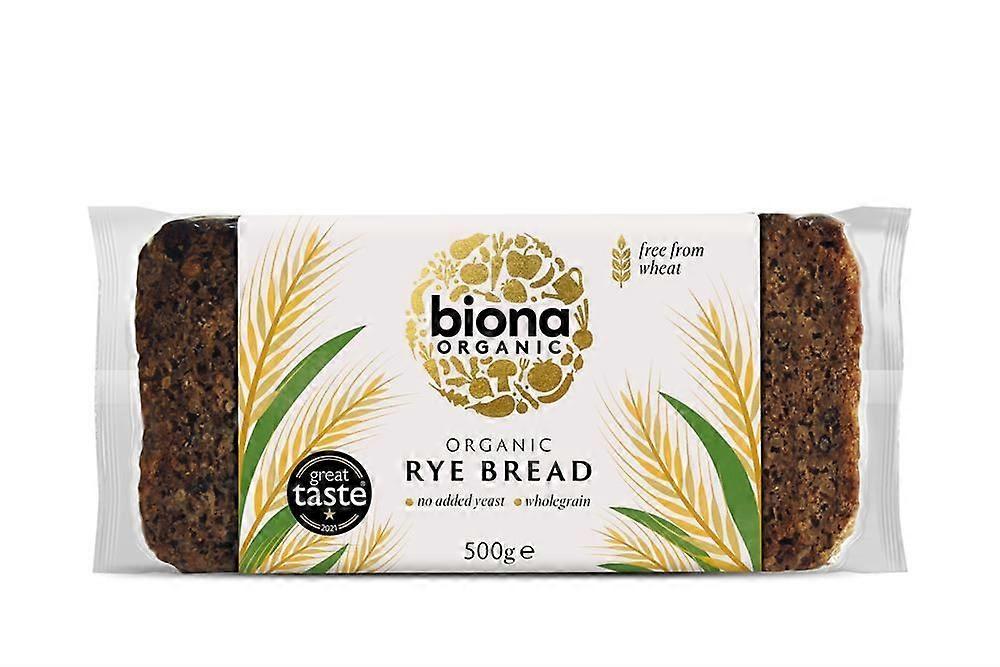 Biona Organic Rye Bread - 500g - 2 Pack