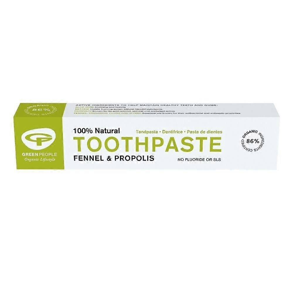 Green People Fennel & Propolis Toothpaste 50ml - 2 Pack