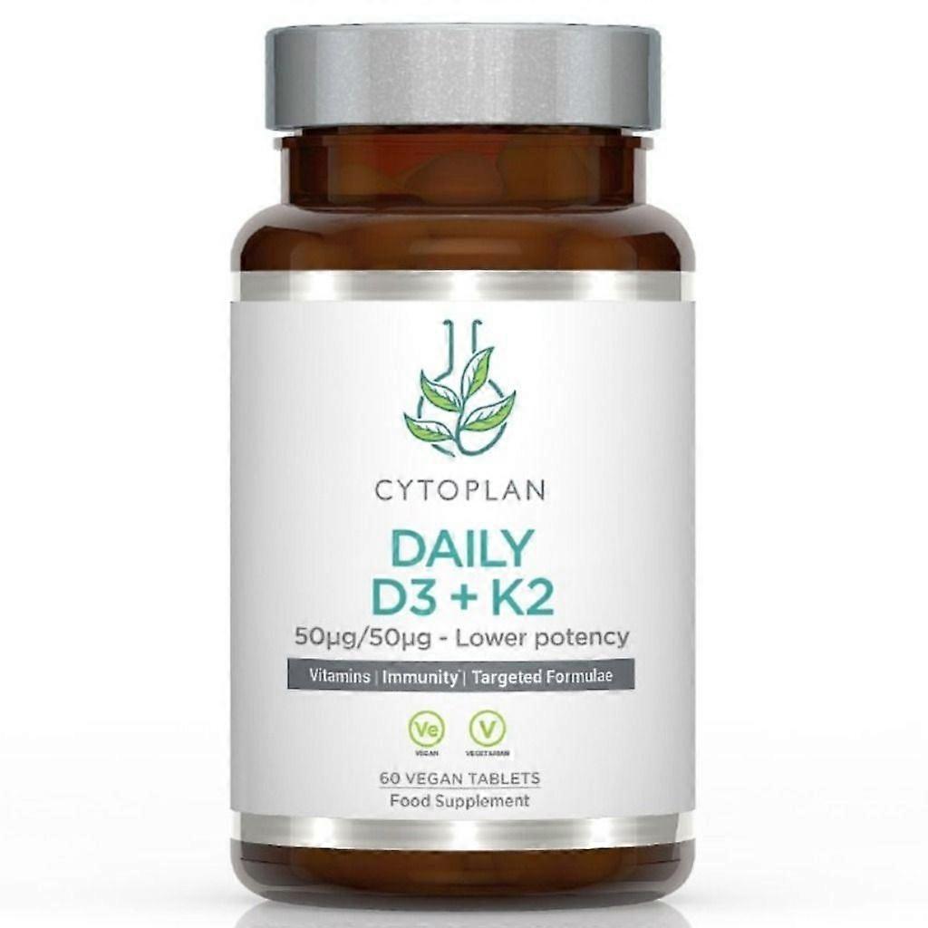 Cytoplan Daily D3 + K2 50ug/50ug Tablets 60