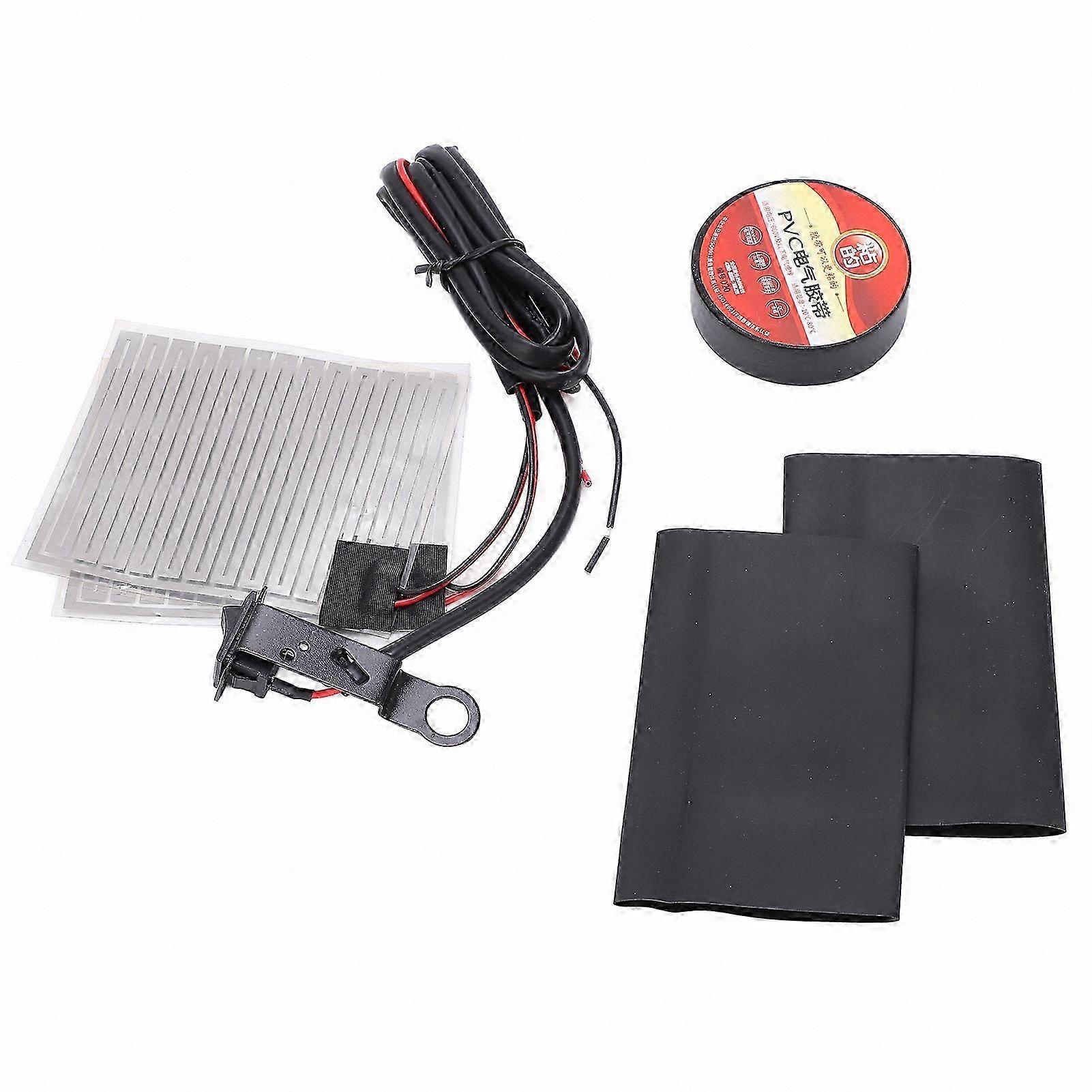 Motorcycle Universal Heated Grips Kit 12V Handlebar Pad Electric Refit Insert