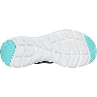 Skechers Flex Appeal 5.0 Textile Women's Navy/Blue Wide Fit Trainers