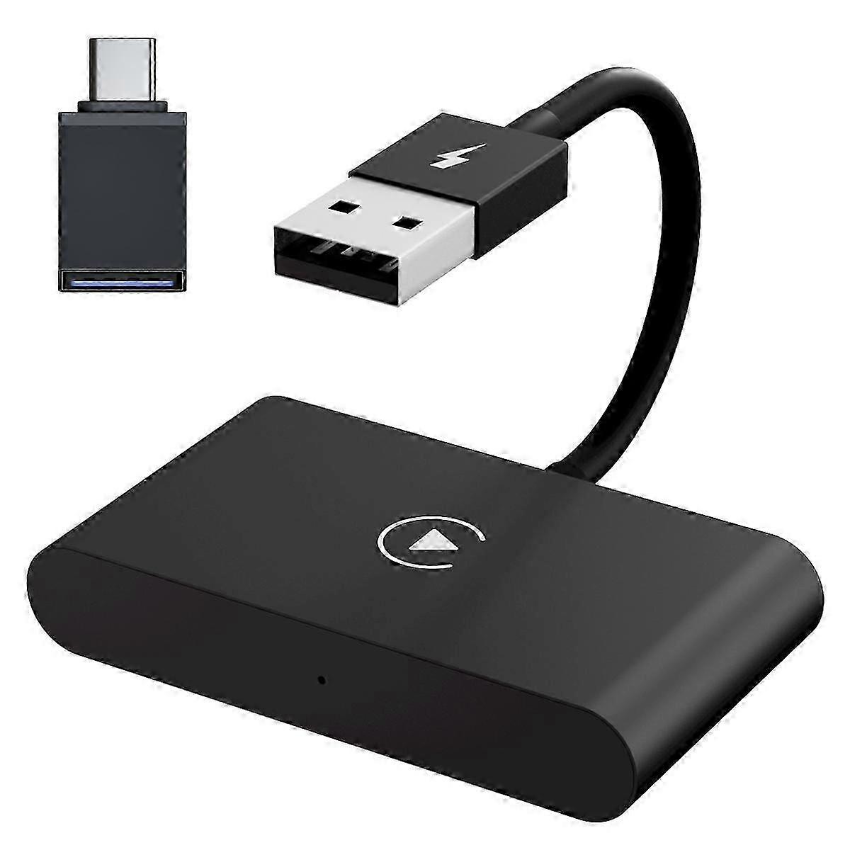 CarPlay Wireless Adapter Wired to Wireless Carplay Dongle for WiFi Online Update Wireless CarPlay Adapter B