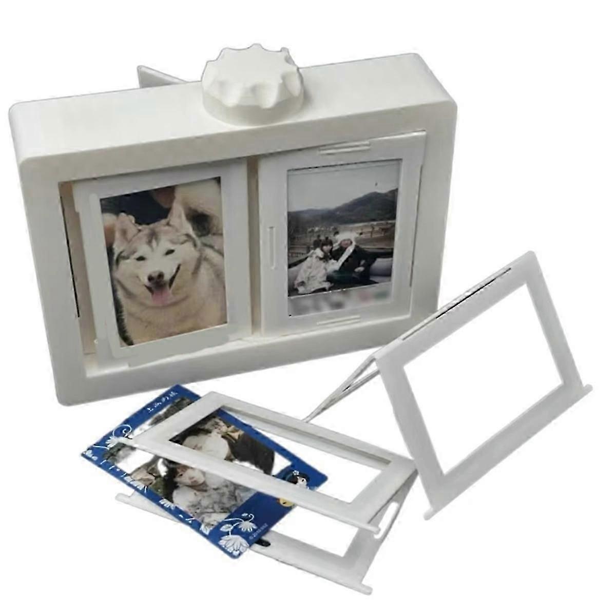 12 pockets photocard holder for displaying with rotating 3D feature