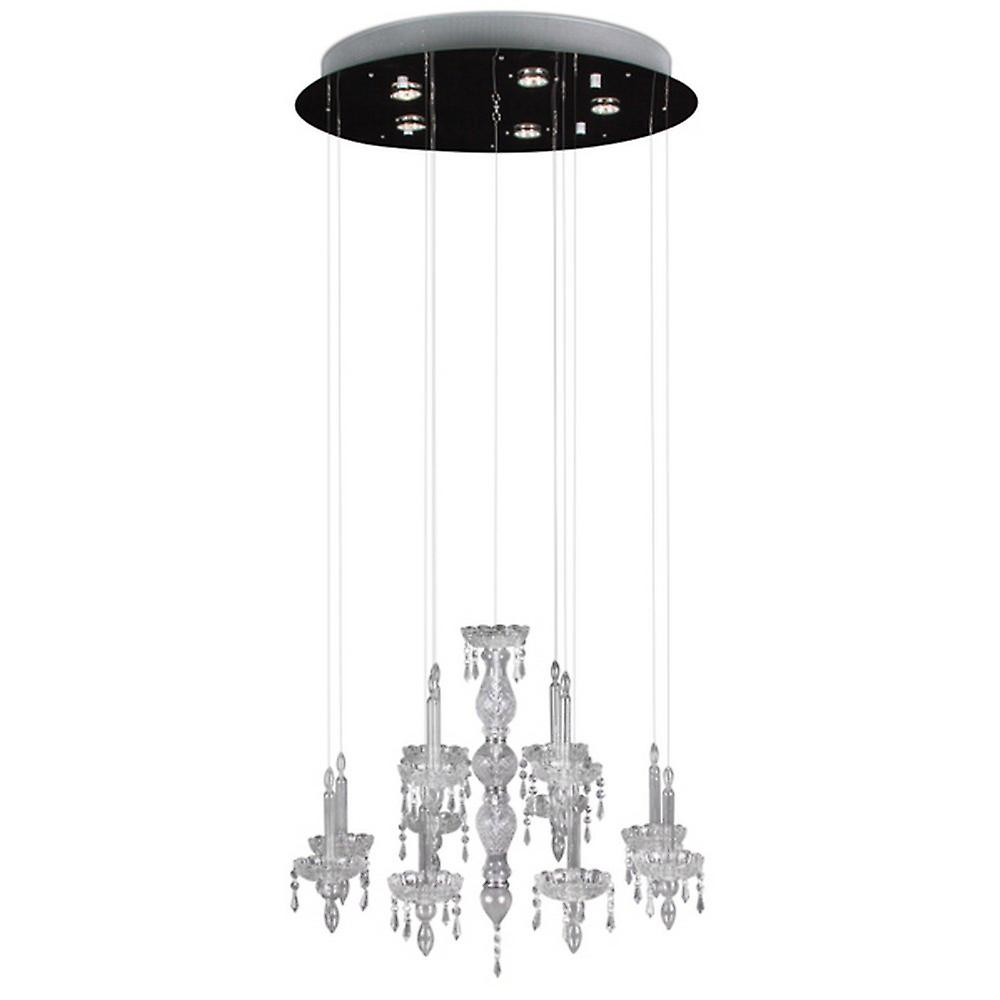 Linea Verdace Ghostly Cluster Pendant Ceiling Light Chrome