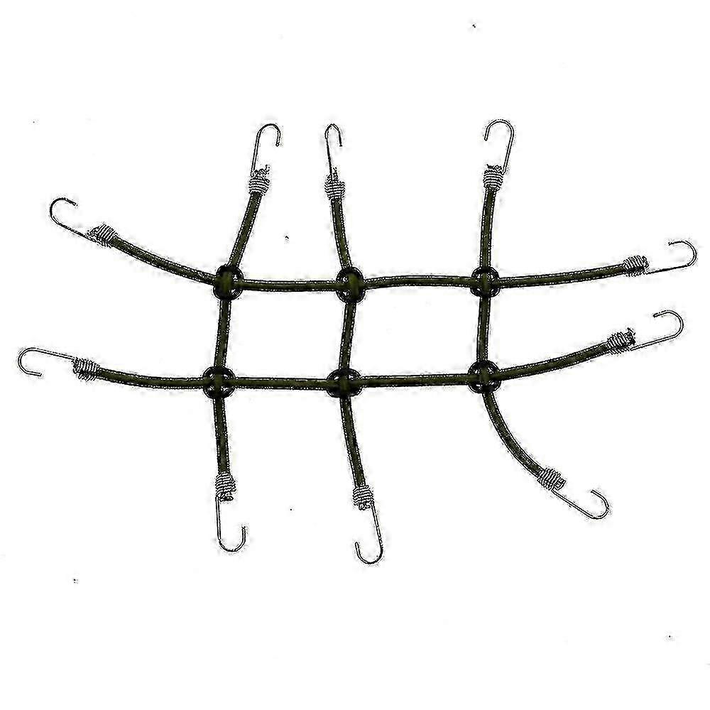 Rock Crawler Elastic Climbing Car-roof Luggage Net(1pcs,green)