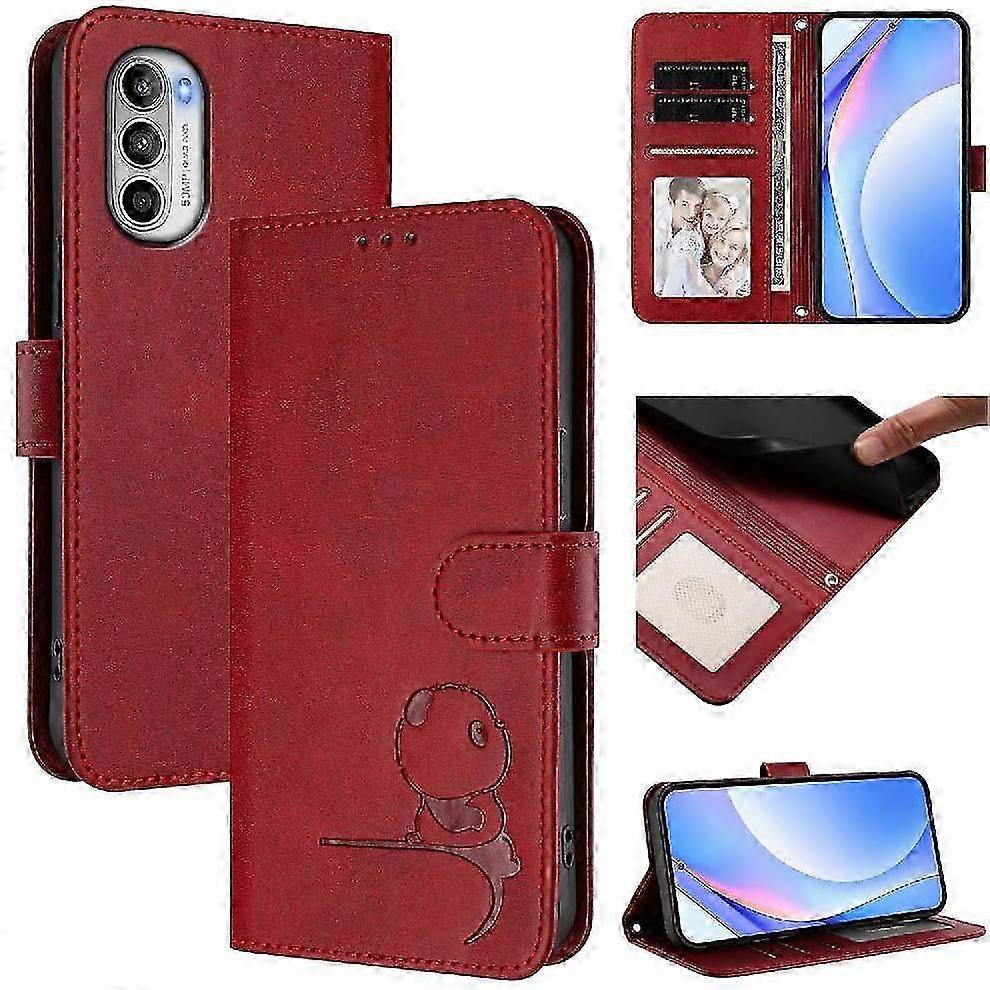 RFID Blocking PU Leather Flip Case with Card Slots, Kickstand & Mag...