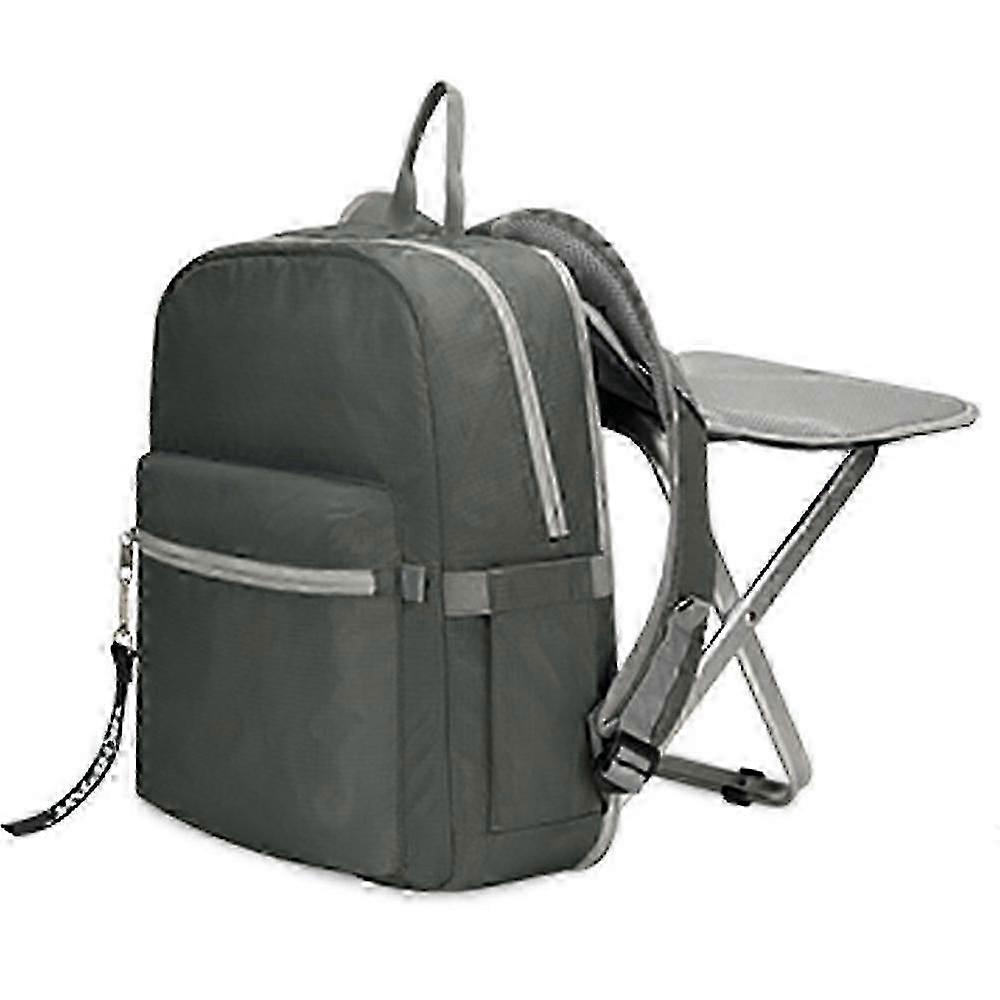 Lightweight Backpack Stool Combo Backpack with Folding Chair for Outdoor Camping Fishing Hiking Picnic BBQ