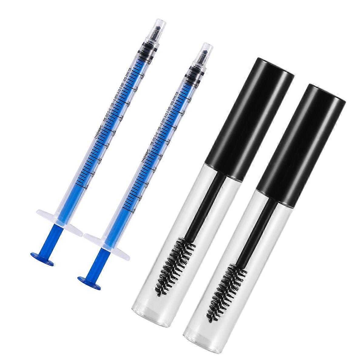 Refillable Mascara Container 12Pcs 10ML Eyelash Empty Tube Storage Container Portable Assorted Color For Daily Use