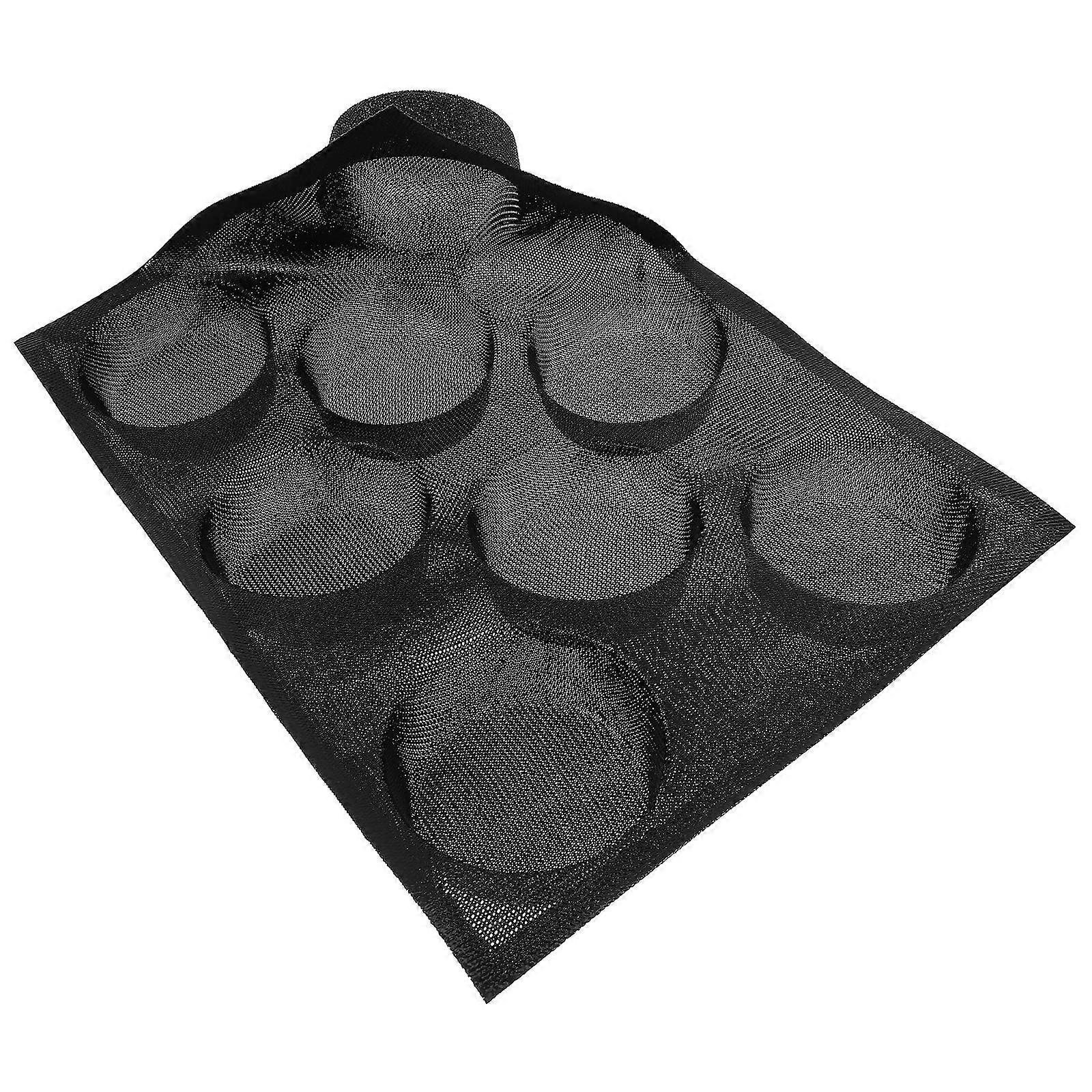 Silicone Hamburger Bun Mold for Baking Muffins Flexible Bread Tray
