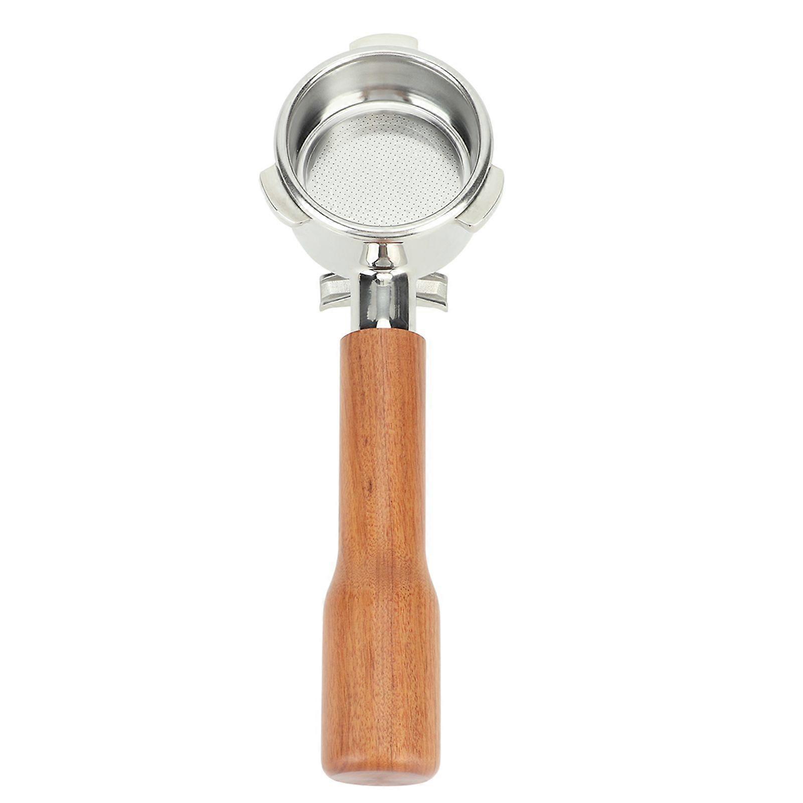 Coffee Portafilter 54mm Coffee Double Spouts Portafilter Stainless Steel Coffee Spout Portafilter For Breville 870 880 Coffee Machine C1 Rosewood