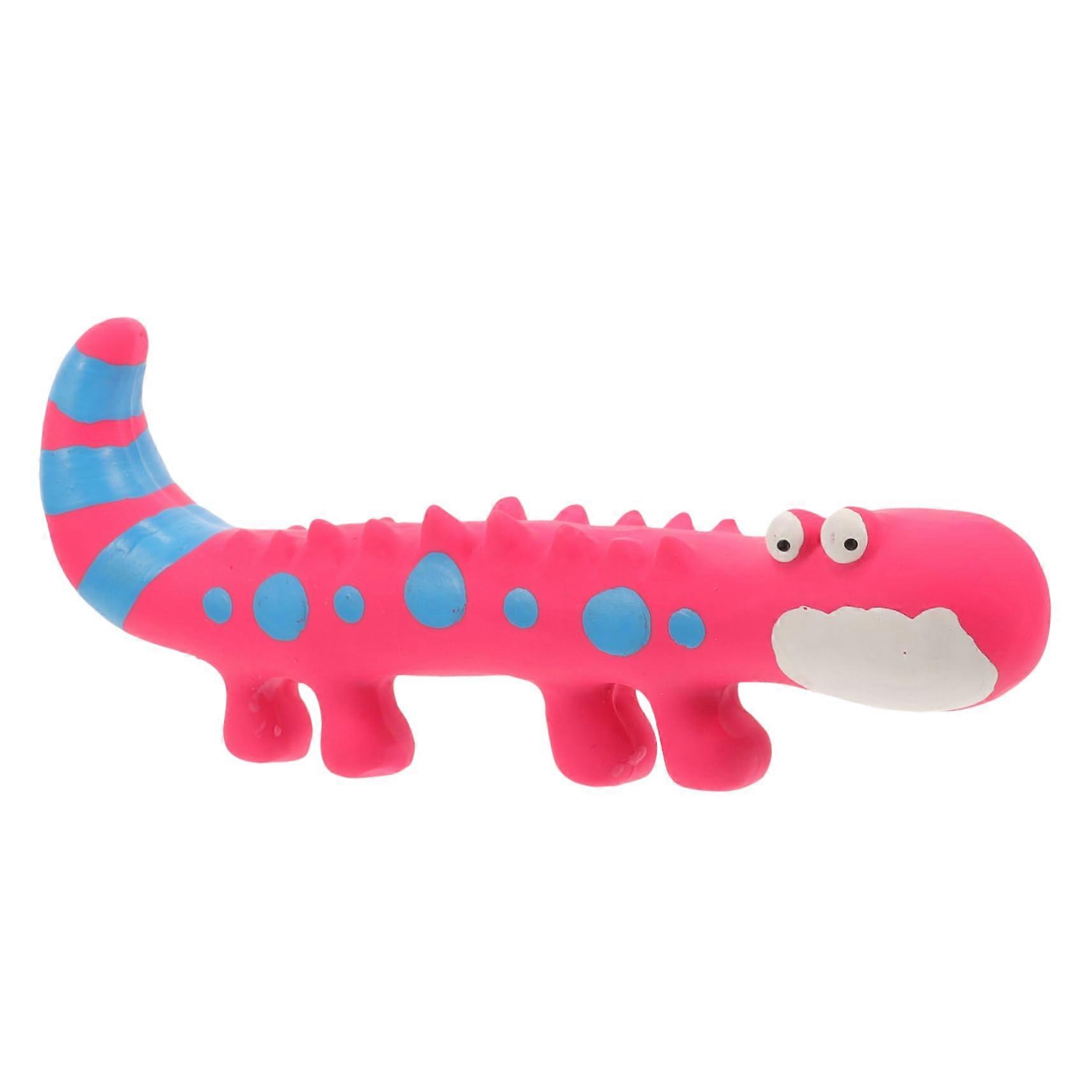Pet Latex Puppies Dog Saucer Squeakers Chewers Dogs Chew Squeaky Kit Pet Puppy Aggressive Chewers Kibble Rosy Emulsion
