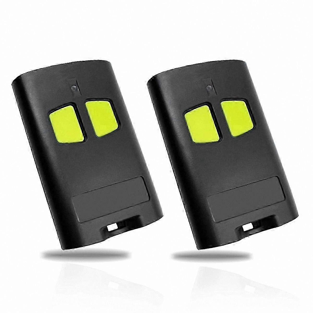 2-Pack 433MHz Wireless Remote Control for Garage Door Opener with Rolling Code Technology