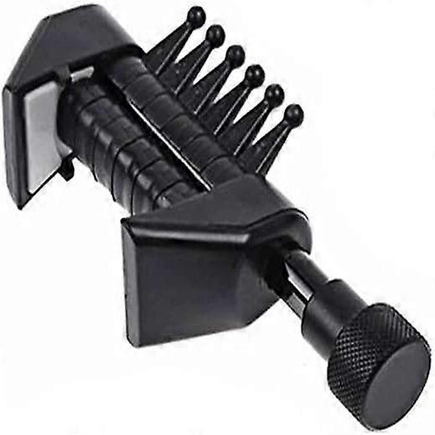 Multifunction 6 Chord Capo, Open Tuning Spider Chords, for Acoustic Guitar Strings, Black