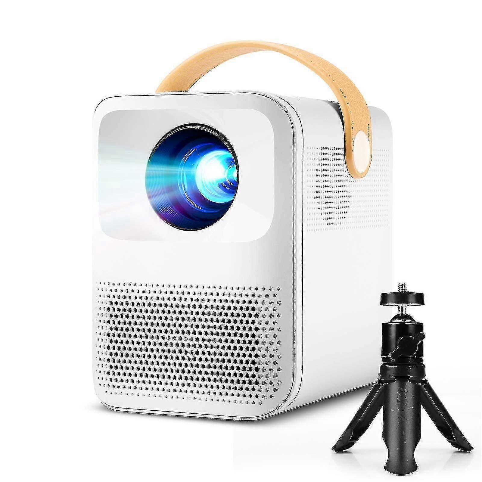 ホームエンターテイメント用のデュアルスピーカーを備えたコンパクトフルHDミニプロジェクター