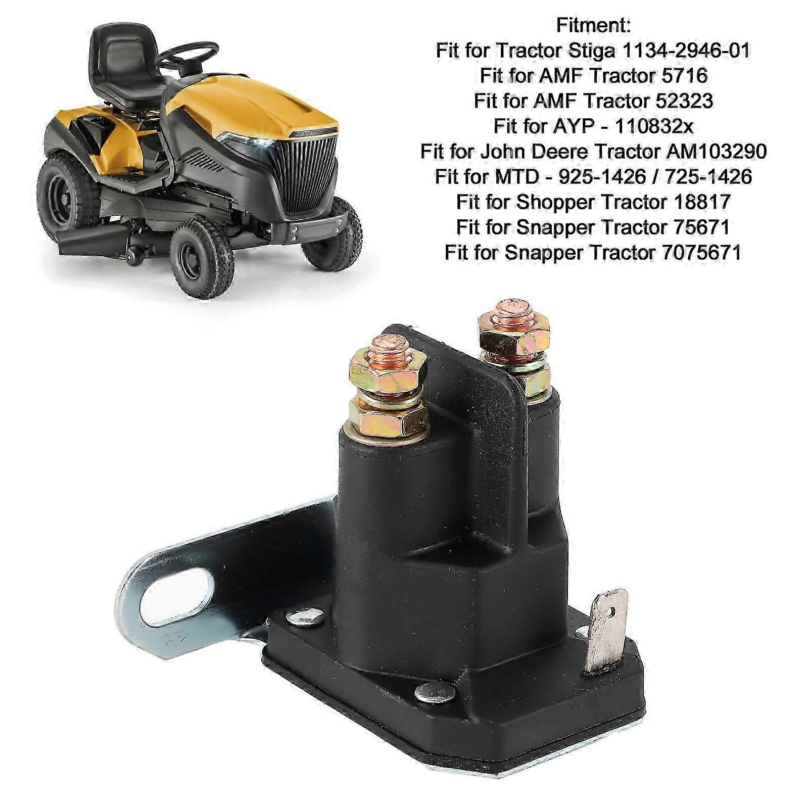 Interruptor de relé solenoide de partida 9251426 7251426 12V ajuste para AMF / John Deere / Snapper trator