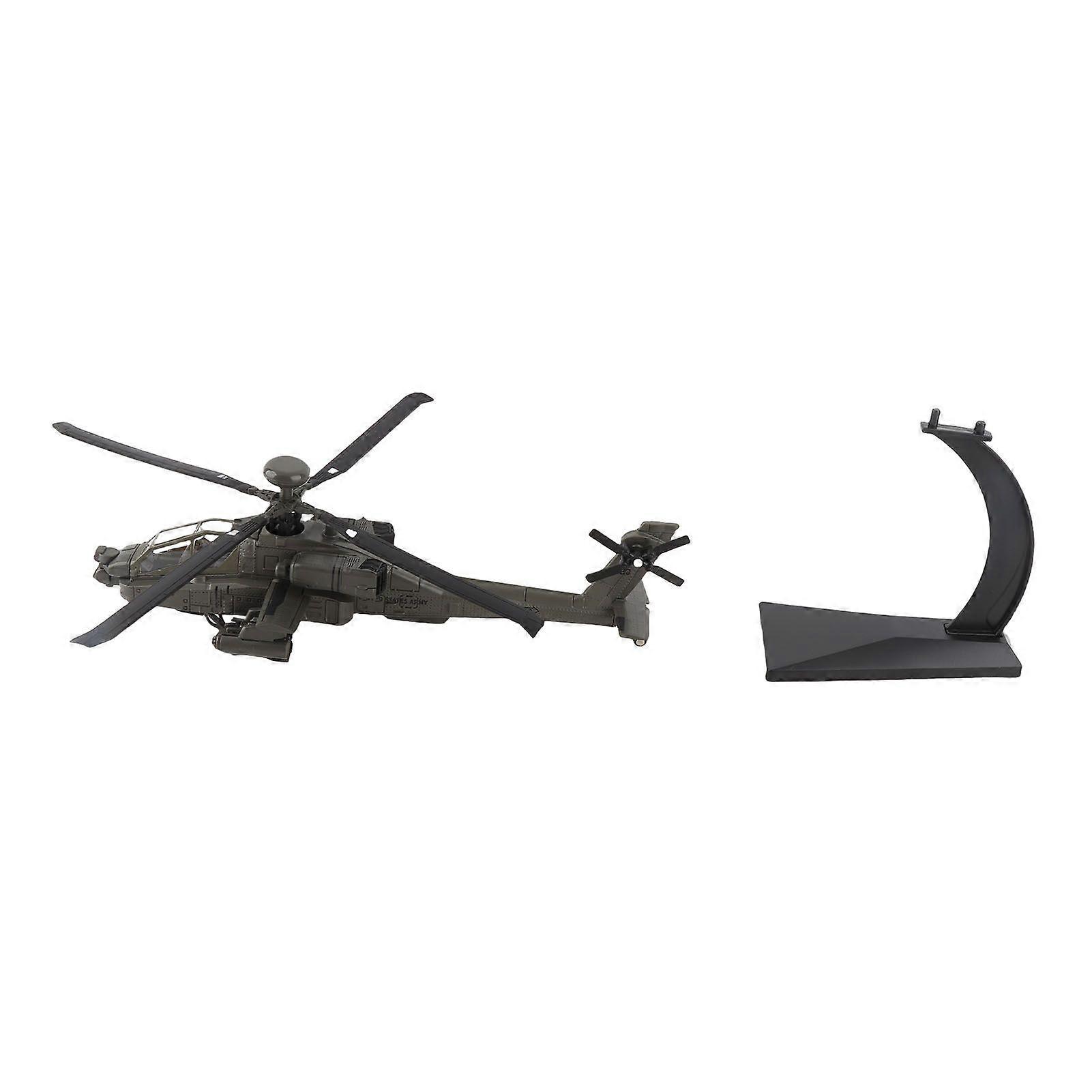 Alloy Diecast Sound Light Armed Helicopter Model Toy Kid Attack Helicopter Toy Home Decoration Type 1