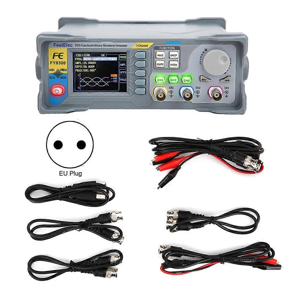 Générateur de signaux 3 canaux, fonction/forme d'onde arbitraire, sortie TTL 4 canaux, prise UE FY8300-30M, 100-240 V