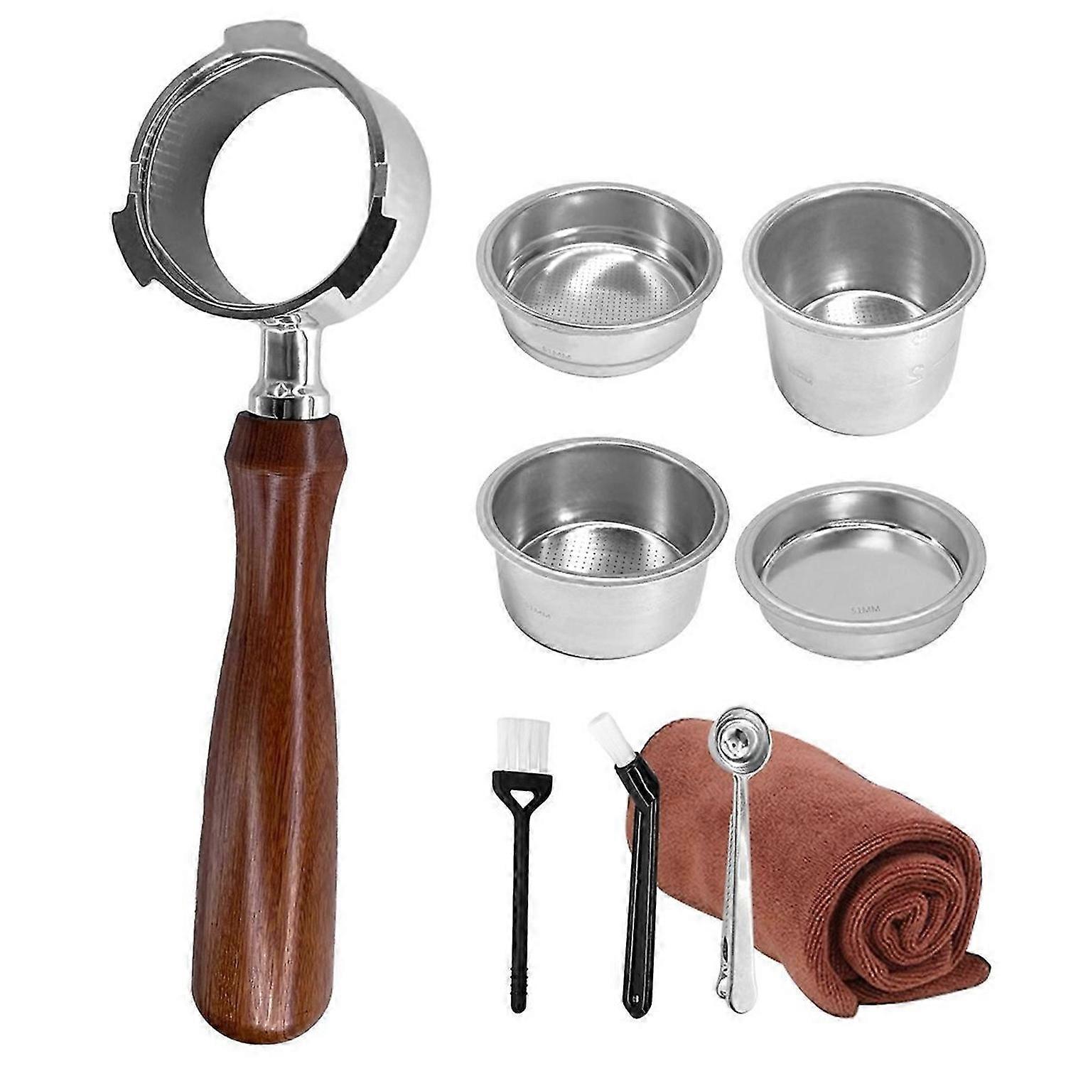 51mm Bottomless Portafilter Exclusively for EC680/EC685/EC820/EC850/EC860/EC785/EC885 Espresso Machi