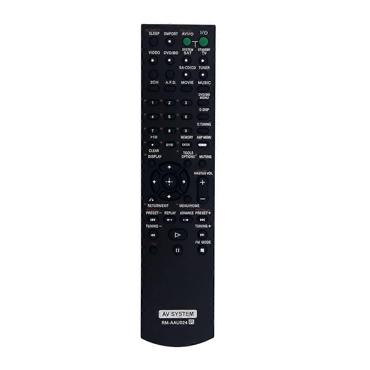 RM-AAU024 Replace Remote Control Home Theater AV Receiver
