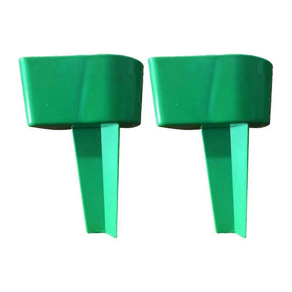 Reusable Beach Drink Holders Stable Beach Sand Coasters Green