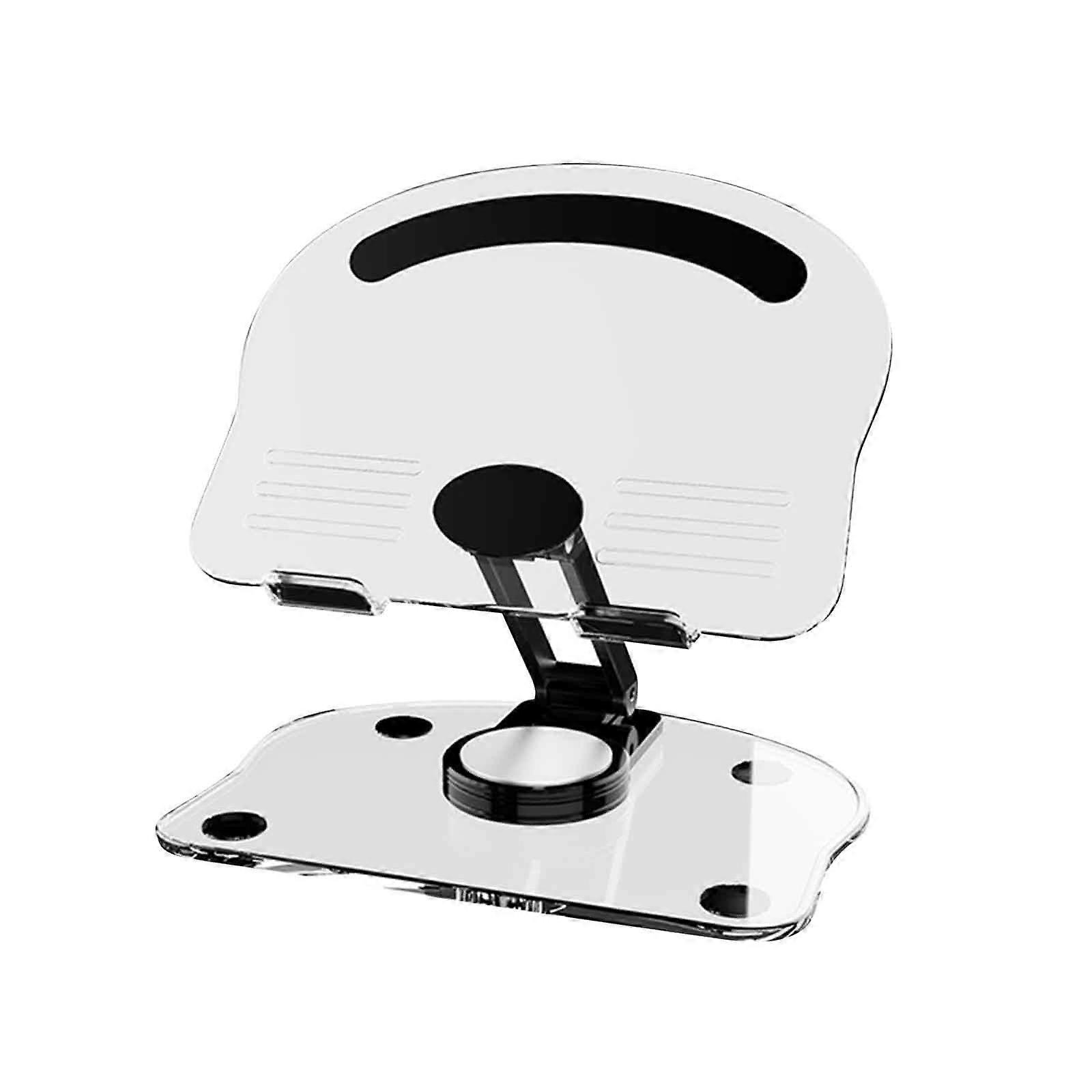 360° Rotating Tablet Stand, Adjustable Foldable Holder with Non-Slip Base, Multi-Angle Compatible with iPad for Desk Use