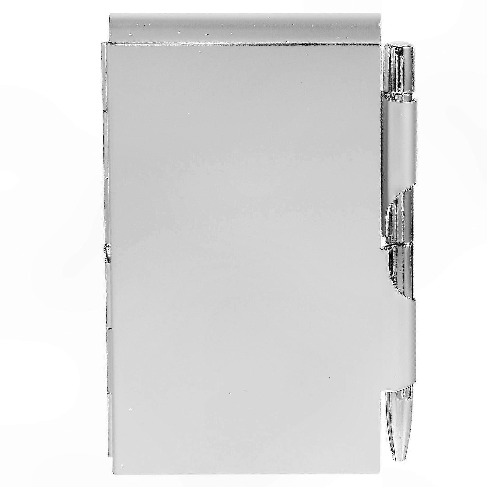 Portable Mini Notebook with Pen Holder and Tearable Sheets for Office Use