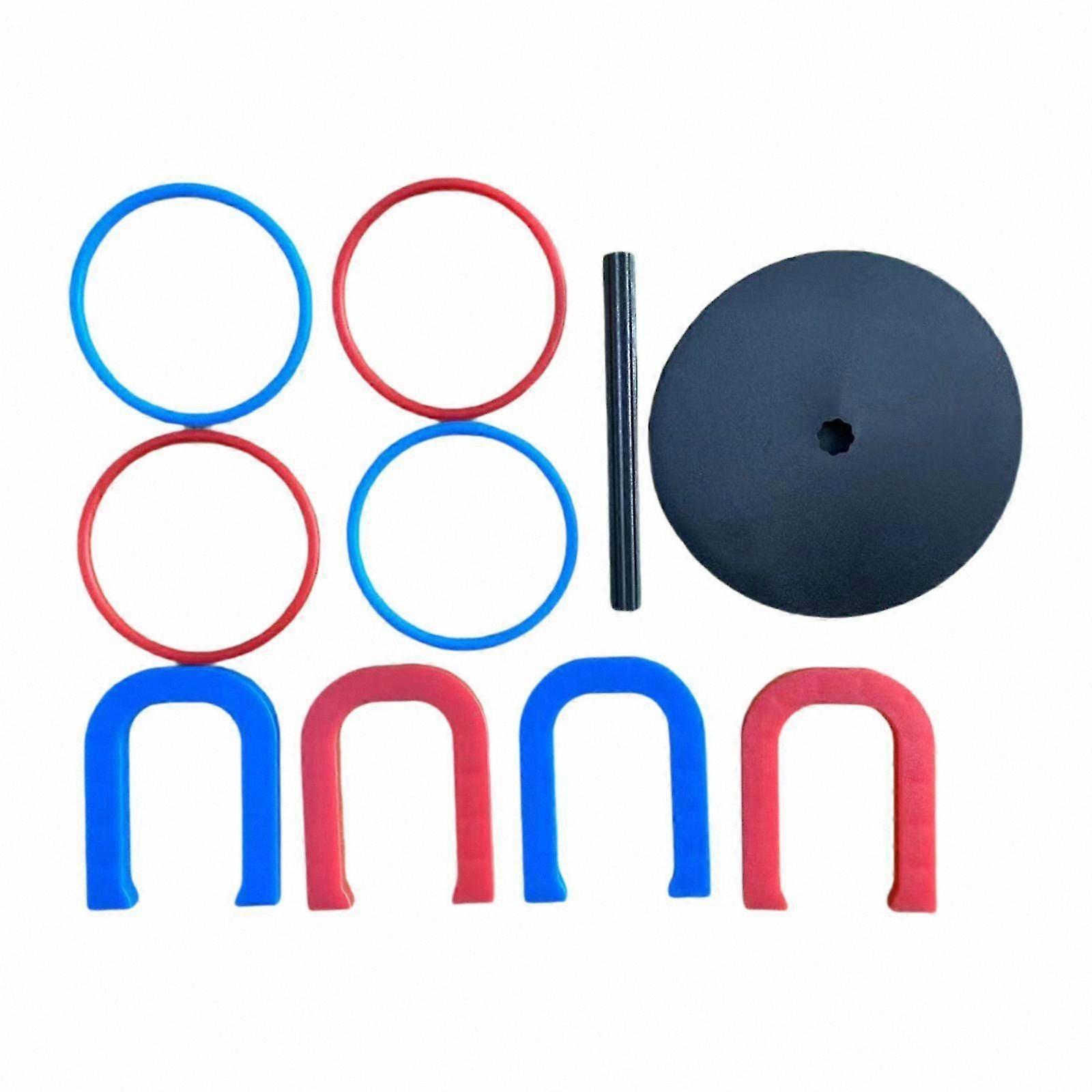 Lightweight Horseshoe Game for Indoor and Backyard Family Fun Activity Set