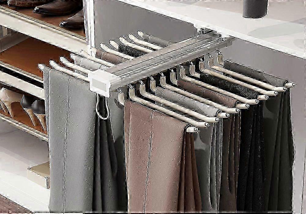 Pull Out Trousers Pants Hanger Rack Clothes Organizer