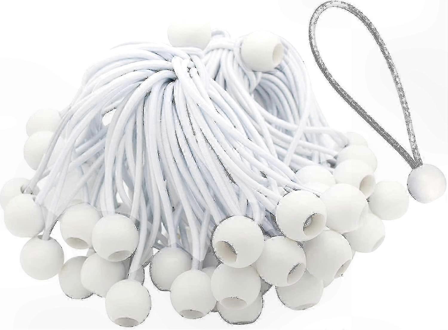Multipurpose Bungee Cords with Hooks for Camping, Outdoor Gear, and Event Setup - 50 Pack