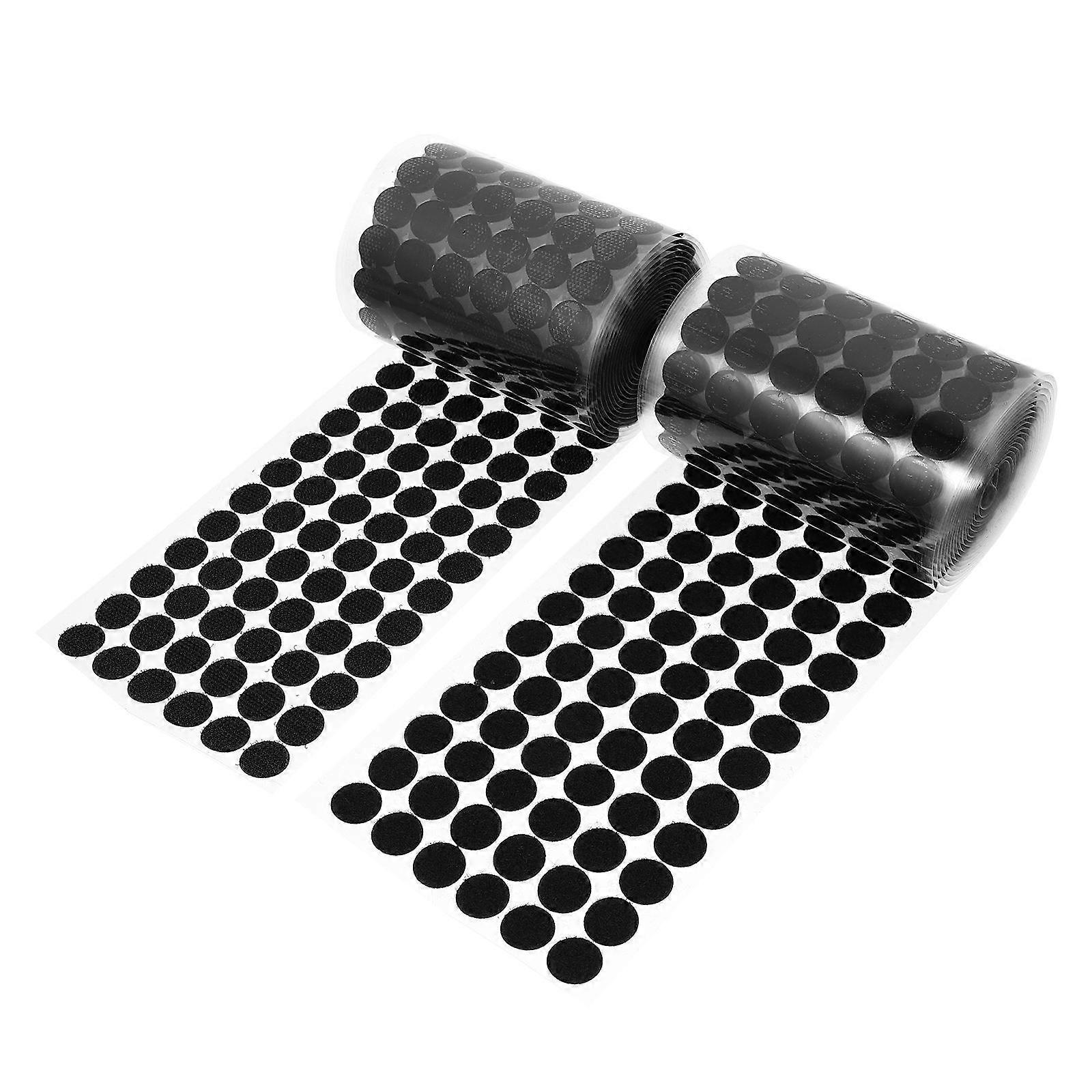 Back Adhesive Dots Nylon Hook and Loop Dots for DIY 1000Pairs