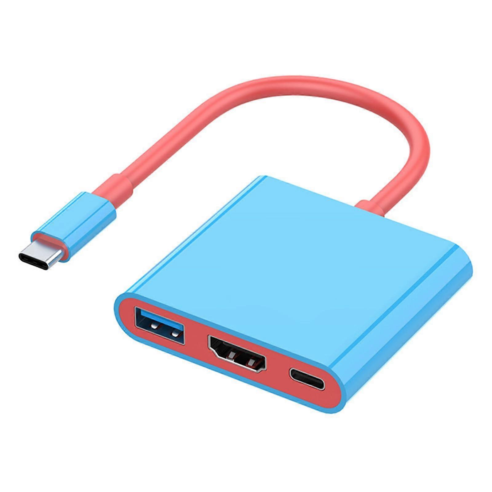 3 Port Type C Adapter Docking Station With 4K60Hz Video Output USB 3.0 5Gbps PD100W Power Delivery Ref: 5522