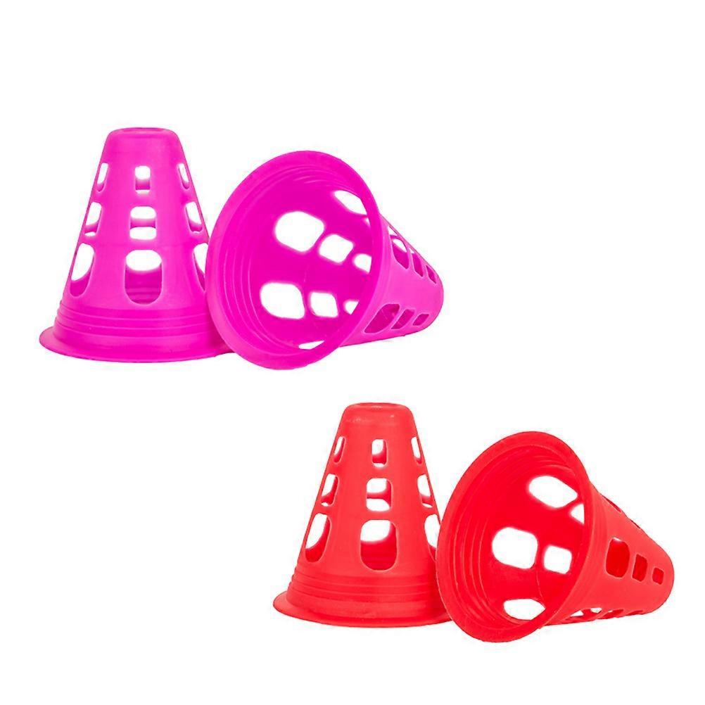 Sports Cones Multi-Purpose Plastic Cones for Training 20Pcs in Assorted Colors