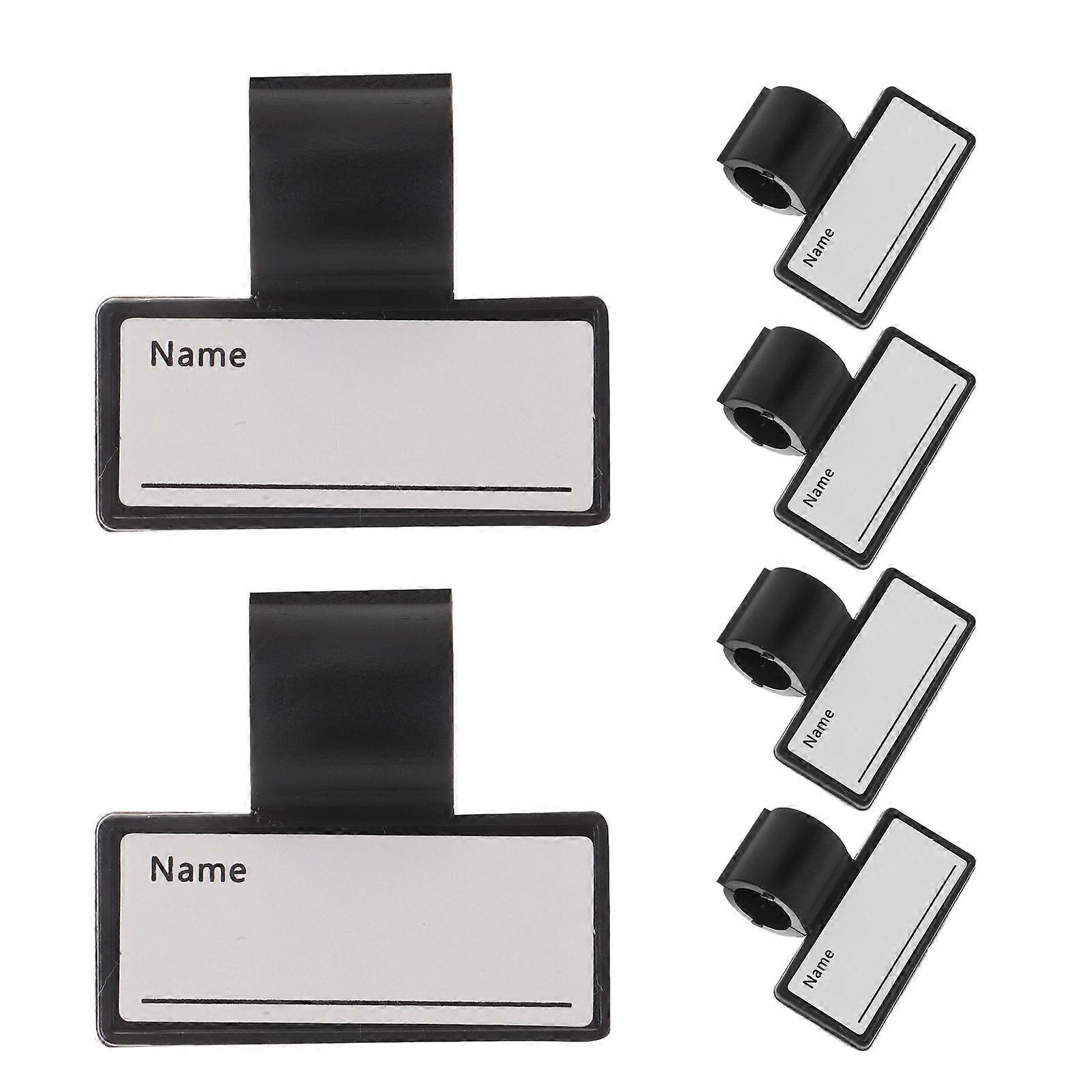 Double-Side Stethoscope Name Labels for Marking 6Pcs Hand-Held Identification Tags