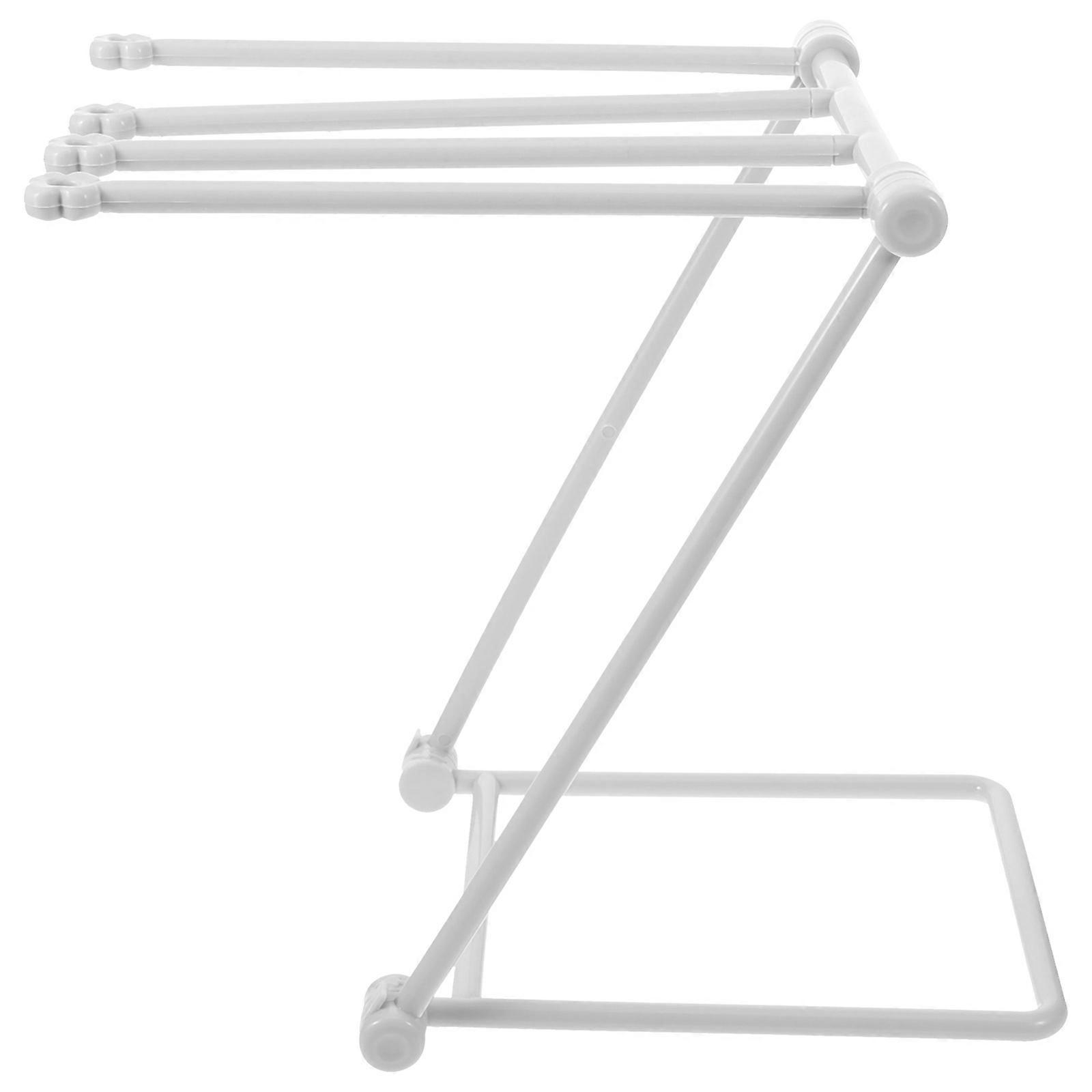 Kitchen Countertop Rack Vertical Cloth Rack for 3Pcs Towel Storage