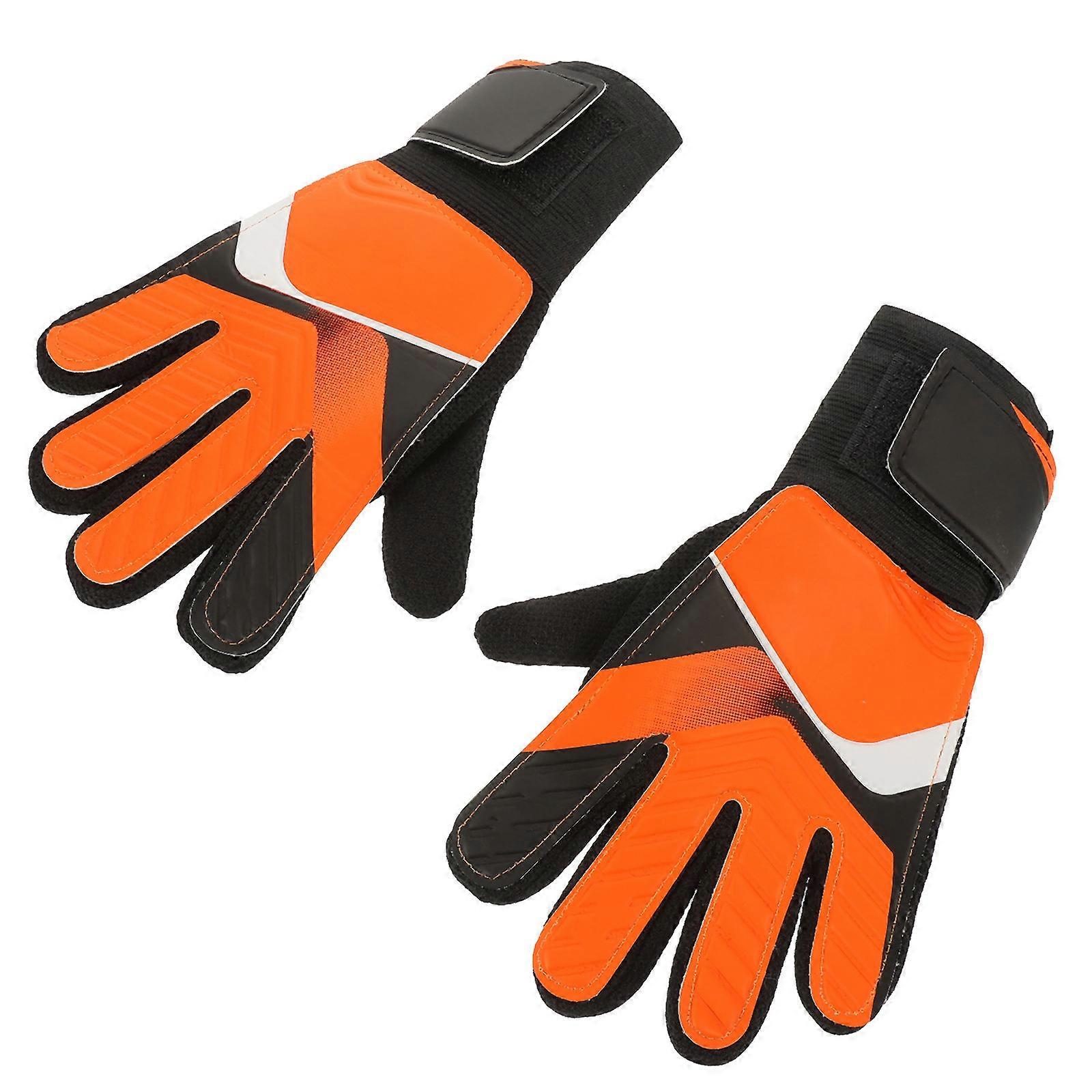 Goalkeeper Glove PU Anti-Slide Training Gloves for Soccer 3Pairs