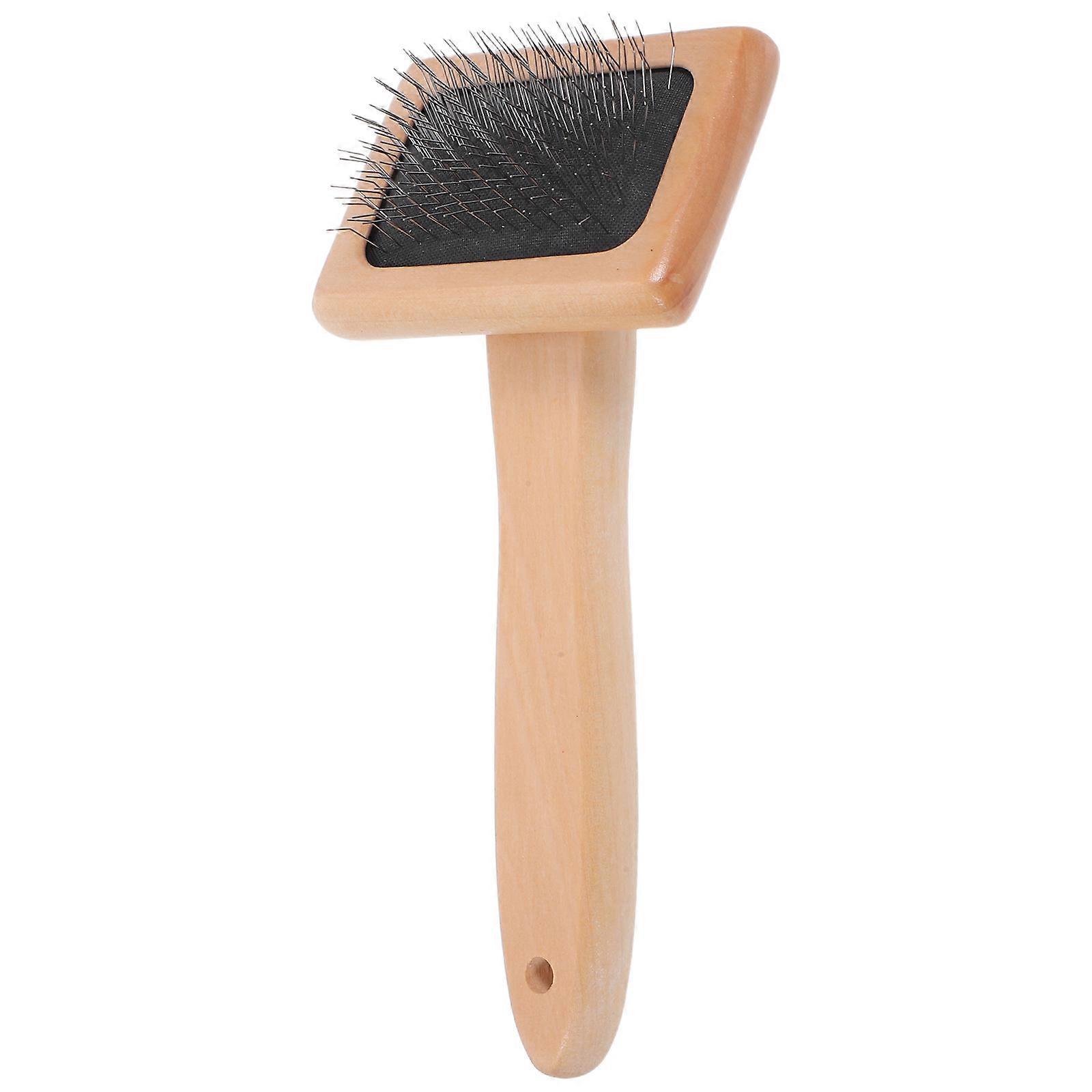 Wool Felting Tool Wooden Hand Carders Needle Felting Brush 5Pcs for Craft Projects