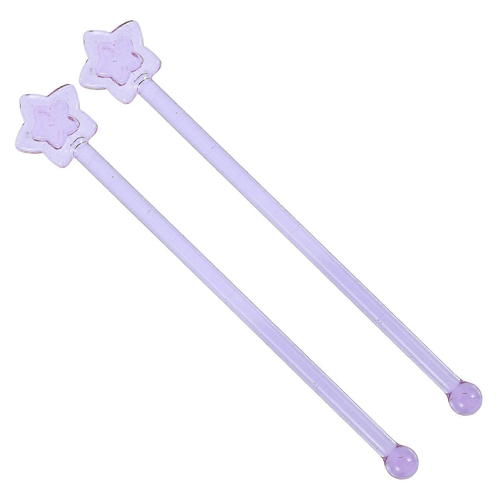 Cocktail Stirrers 10 Pcs Designed For Bars Dessert Cups And Coffee Cups Smooth Surface Perfect For Reusable Stirring