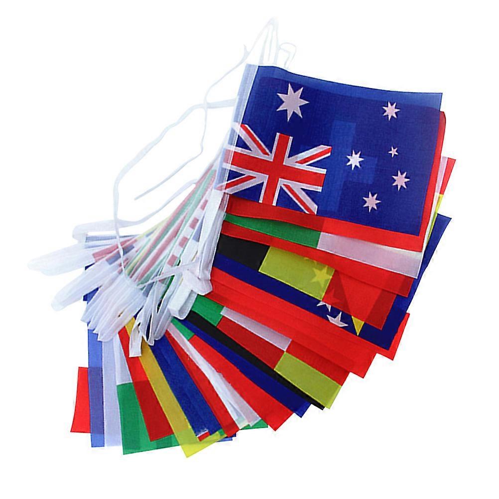 Country Flag Banner for Party Decor 4Sets International Flags String