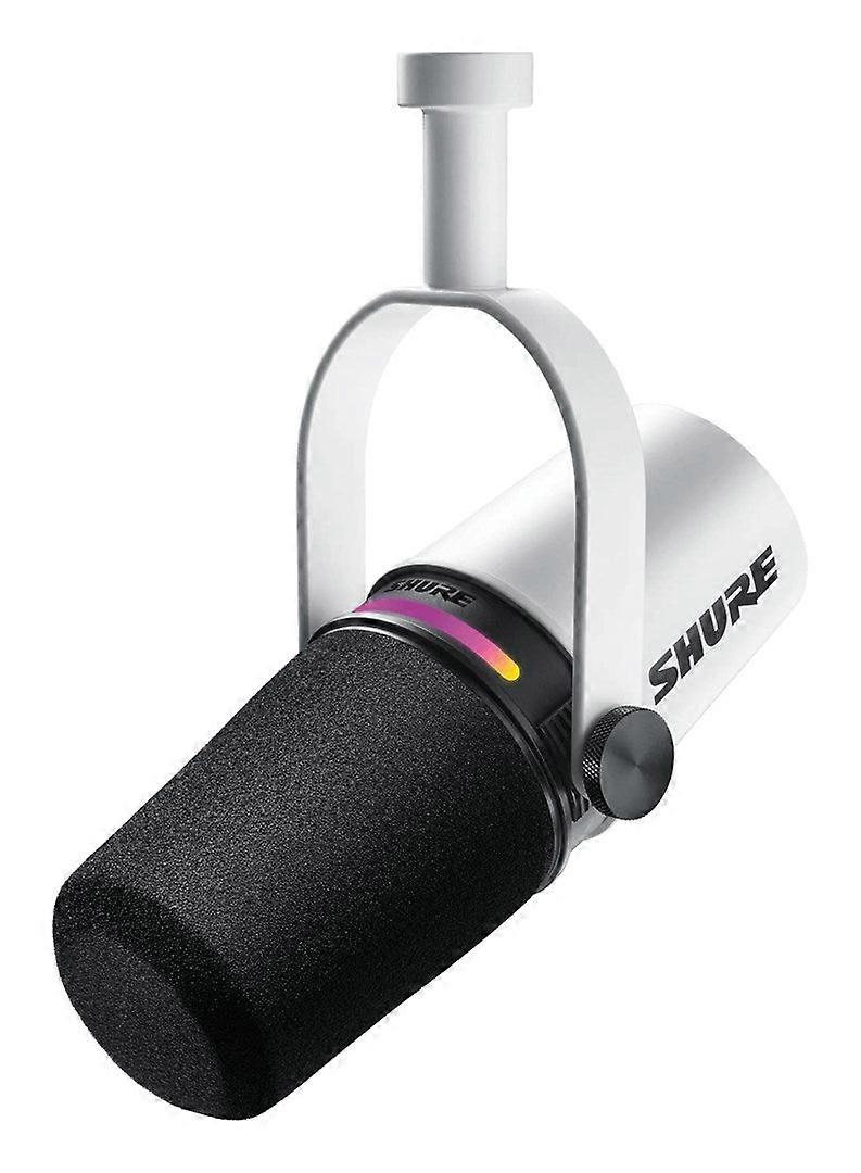 Shure Mv7+-w - Mikrofon wokalny ze złączem Xlr/usb-c, biały