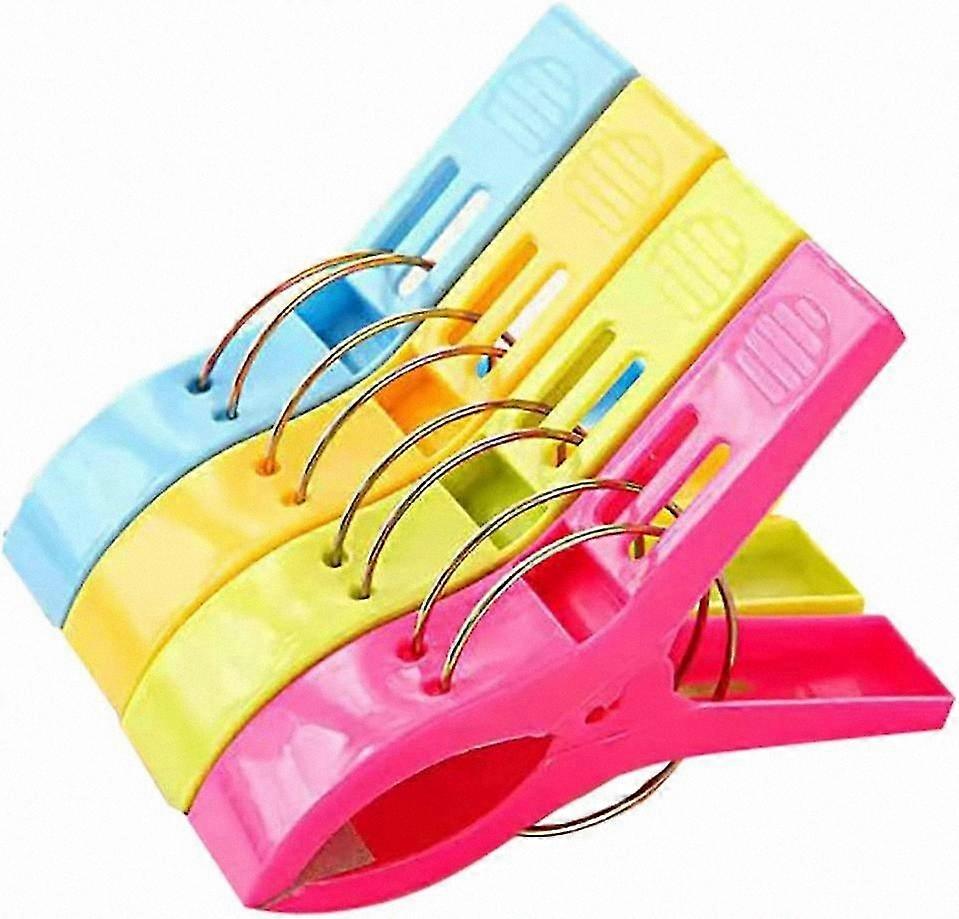 Poolside Towel Rack with Clips for Outdoor and Beach Use