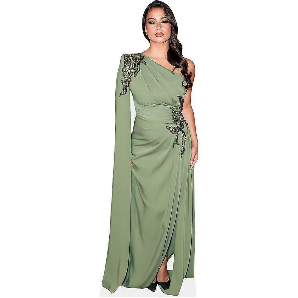 Jade Gattoni (Green Dress) Cardboard Cutout (lifesize OR mini size). Standee. Stand Up.